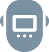 MKW welder mask icon light